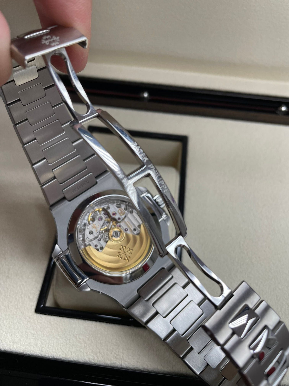 PP Nautilus Annual Calendar Moon Phase Steel