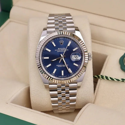 RLX Datejust Blue Stick Dial Oyster