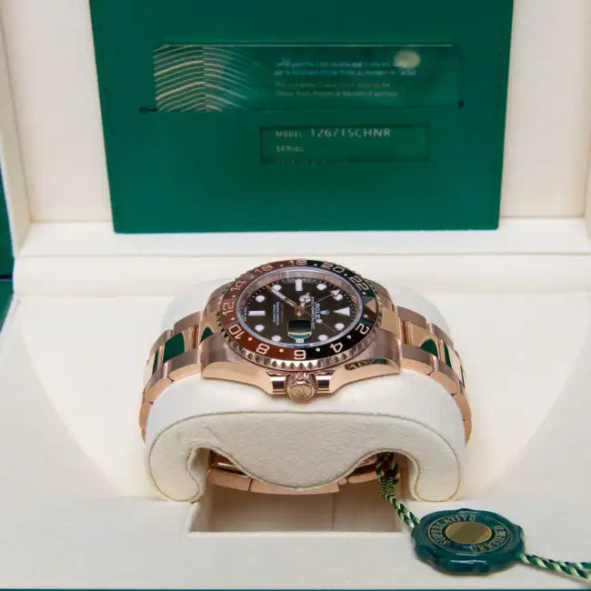 RLX GMT-Master II ‘Rootbeer’ Everose Gold Oyster