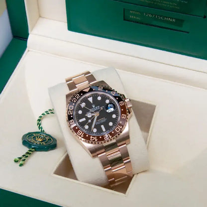 RLX GMT-Master II ‘Rootbeer’ Everose Gold Oyster