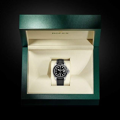 RLX Yacht Master Caoutchouc Noir