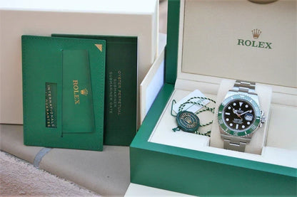 RLX SUBMARINER LUNETTE VERTE